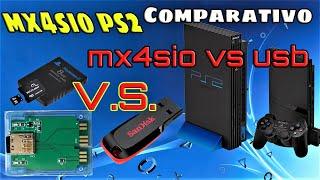 M4SIO Vs USB teste comparativo no Playstation 2 CGS