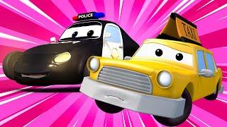 Coche de policía para niños - los Coches Vándalos - Auto City ! Dibujos Animados de Camiones