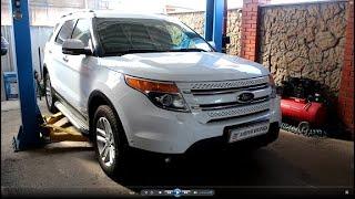 Замена помпы на Форд Эксплорер 2013 года Ford Explorer 3,5  1часть