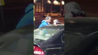 Gas station fight in  DC Georgia Avenue NW