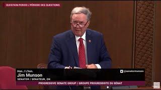 Senator Munson asks about systemic racism in the RCMP – June 22, 2020 (English feed)