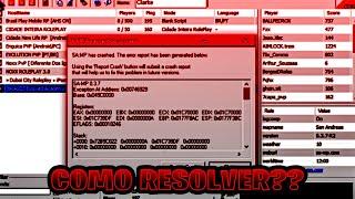 COMO RESOLVER BUG DO SAMP AN EXCEPTION OCCURED | SAMP HAS CRASHED 0x00746929 | REPORT CRASH | CLOSE