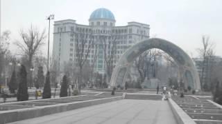 Rudaki Statue   City Tour   Dushanbe   Tajikistan   Jan 2016