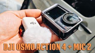 Using DJI Osmo Action 4 with DJI Mic 2