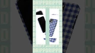 Slim Blue Gingham Gift for Her Cute Phone Cases for Iphone 16 Pro Max | iPhone 15 Case | iPhone 1...