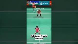 Febriana / Amalia vs Francesca / Allison Lee (Malaysia Open 2022)