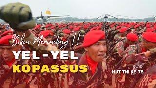 Yel Yel Komando Pasukan Khusus Indonesia Bikin Merinding | HUT TNI ke-78