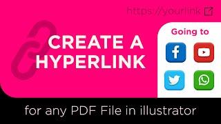 How to Create Hyperlink in PDF using Adobe Illustrator ||  With Bonus Tip