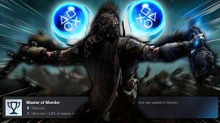 Shadow of Mordor's PLATINUM TROPHY Made me feel POWERFUL