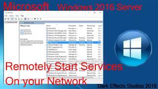 Remotely Start Services on Windows network using powershell (Servers and Workstations)