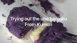 Kumori: Trying out the Ube Hanjuku Cheese Treat