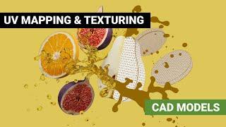 UV Mapping & Texturing CAD Models with 3D-Coat: Cutted Fruits