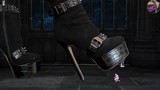 Giantess crush high heels boots (The Sacrifice)