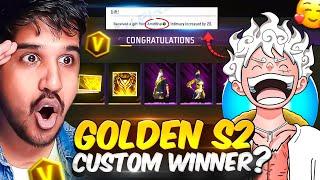 OMG  !! Did @DesiGamers_ Amit Bhai Really Gifted Me Golden S2 Elite Pass ?? Garena Free Fire