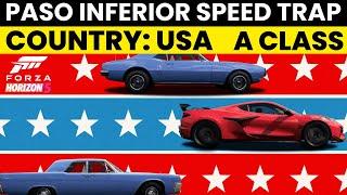 Forza Horizon 5 - Speed Trap "Paso Inferior" - A Class - USA