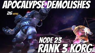 Apocalypse DESTROYS Rank 3 KORG on Mix Master (Node 23) In AW!