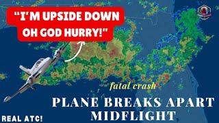 Twin Cessna inflight break up due to severe turbulence! fatality-5 (archive) #atc