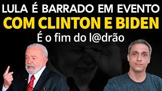 QUE VERGONHA!! LULA É BARRADO em evento com Clinton e Biden nos EUA. O fim do ladrão