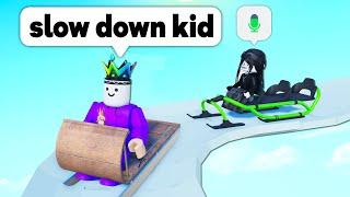 I USED the SLOWEST Sled To WIN In Roblox