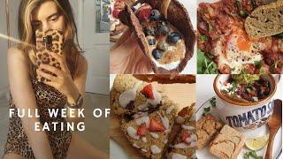 EVERYTHING I ATE IN A WEEK- balanced and healthy, eating intuitively