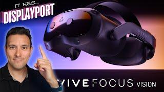 THIS IS THE NEW HTC VIVE FOCUS VISION WITH DP - Everything You NEED To Know!