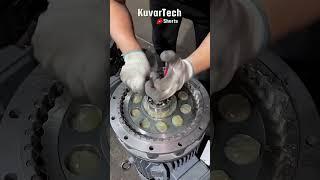 large scale wheel mechanics assembly