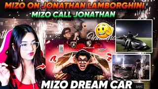 MIZO react Jonathan LAMBORGHINI Mizo call Jonathandream car#godlike #jonathan #mizo #lamborghini