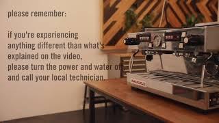 Как установить и запустить кофемашину La Marzocco