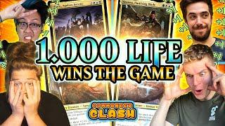 First to 1,000 Life Wins! | Commander Clash S17 E04