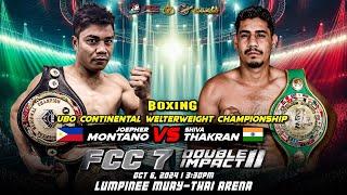 Joepher Montano   VS Shiva Thakran  | Oct 6, 2024 | Lumpinee Boxing Stadium