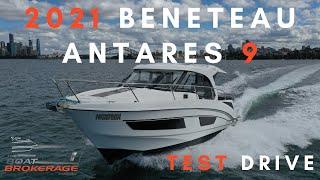 2021 Beneteau Antares 9 - Test Drive with twin 200Hp Mercury Outboards