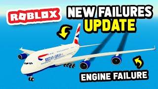 NEW PLANE FAILURE UPDATE in Pilot Training Flight Simulator (Roblox)