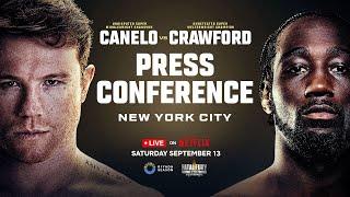 Canelo vs. Crawford: New York Press Conference | LIVE on Netflix September 13