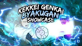 Byakugan ALL FORMS AND SPEC SHOWCASE + COMBOS Roblox Shinobi Life 2