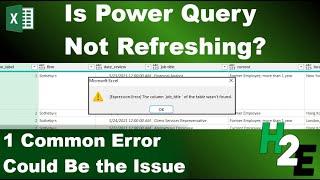 1 Common Power Query Error That Could Prevent Your Data From Refreshing