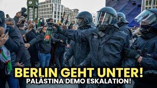 Eskalation in Berlin!  Schlägerei auf Arabischen Demo! 