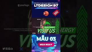 Make professional videos with PowerPoint Animation Template ST03 Buy Now  #ltdesign97 #shorts