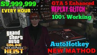 GTA 5 Enhanced Cayo Perico Replay Glitch | 100% Working Money Glitch! PER HOUR $9,999,999+