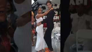 Tota dancing with his new wife
