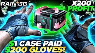 RAINGG $1 CASE PAID $2000 GLOVES !! !? | Rain.GG Promo Code 2024 | Rain.GG | CS2 Case Opening |
