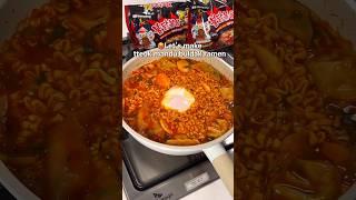 tteok mandu buldak bokkeumtang ramen #buldakramen #buldak #buldaknoodles #koreanramen #koreanfood