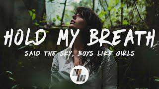 Said The Sky & Boys Like Girls - Hold My Breath (Lyrics)