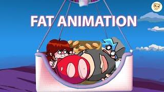 Fat Girlfriend VS Fat Boyfriend NEW Animation