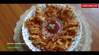 Crispy Thread Chicken Recipe | Crispy Fried Chicken | Chef Ayesha | Delicious Food With Ayesha