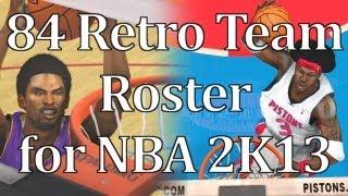 Mod Review - 84 Retro Team Roster