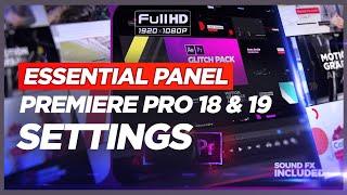 Essential Graphics Panel  How to Use for Premiere Pro CC18  CC19 TRICKS & TRICKS 