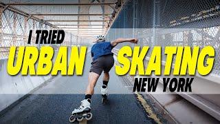 Speed Skater Tries Urban Skating In New York City | World Champion Joey Mantia