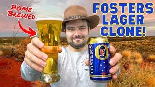 BREWING a Fosters Lager Clone! All-Grain Beer Recipe