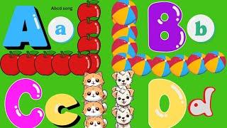 ABC Song | Learn Uppercase Lowercase letters of English Alphabet | all Attractive Images AaBbCc