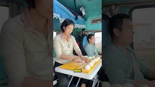 Chinese Truck Drivers Cook Inside Their Trucks 